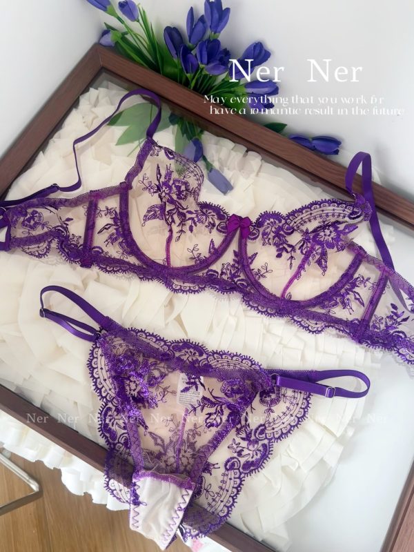 Honeymoon Transparent Bra Panty Set - Image 14