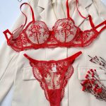Honeymoon Transparent Bra Panty Set