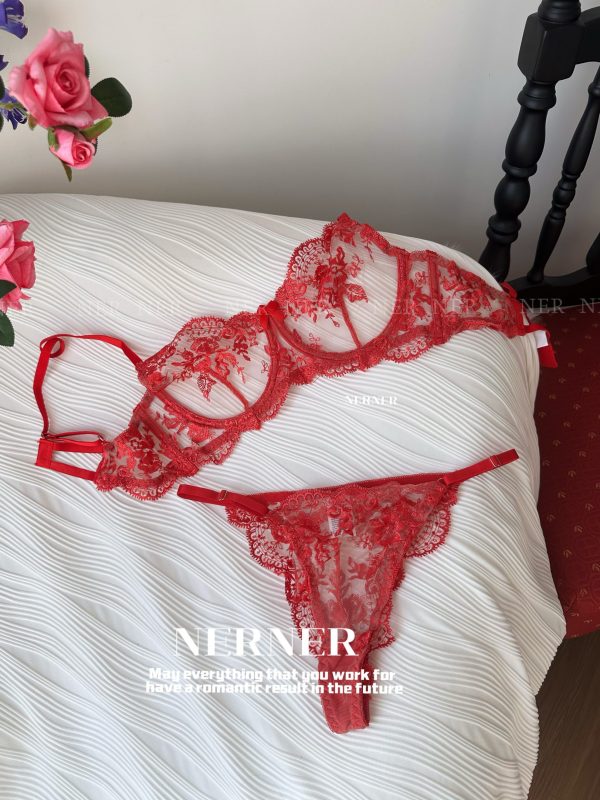 Honeymoon Transparent Bra Panty Set - Image 2