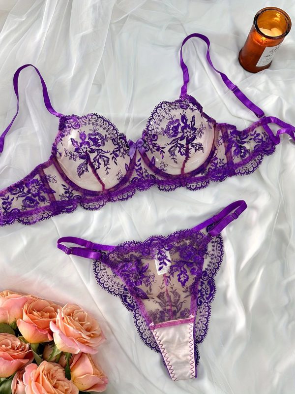 Honeymoon Transparent Bra Panty Set - Image 15
