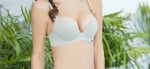New British Style Ice Silk No-steel Ring Girls Adjustable Bra (Green)-GAB