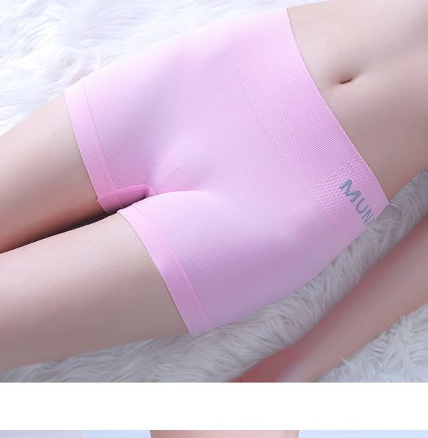 MUNAFIE Women Mid-Waist Seamless Panties Soft Stretch Boxer Briefs Comfortable Cotton Underwear - Image 4