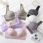 New Cross-border Thin No Steel Ring Comfortable Fixed Cup Bra White-CFC - Image 2